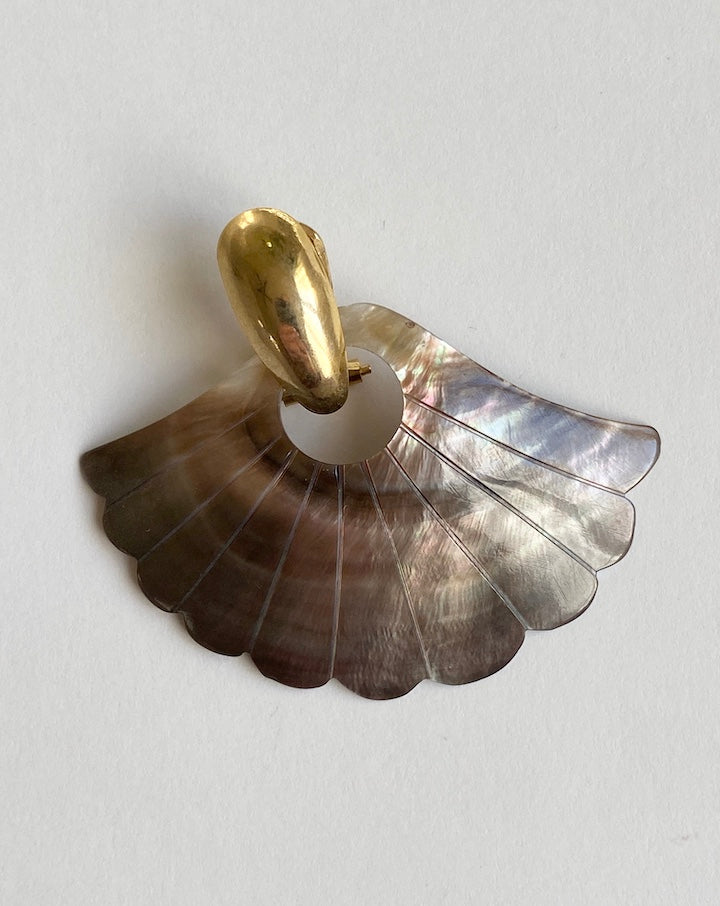 VINTAGE SHELL EARRINGS