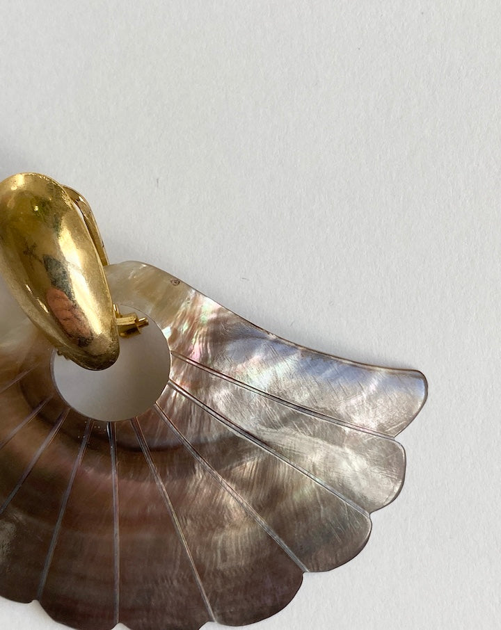 VINTAGE SHELL EARRINGS