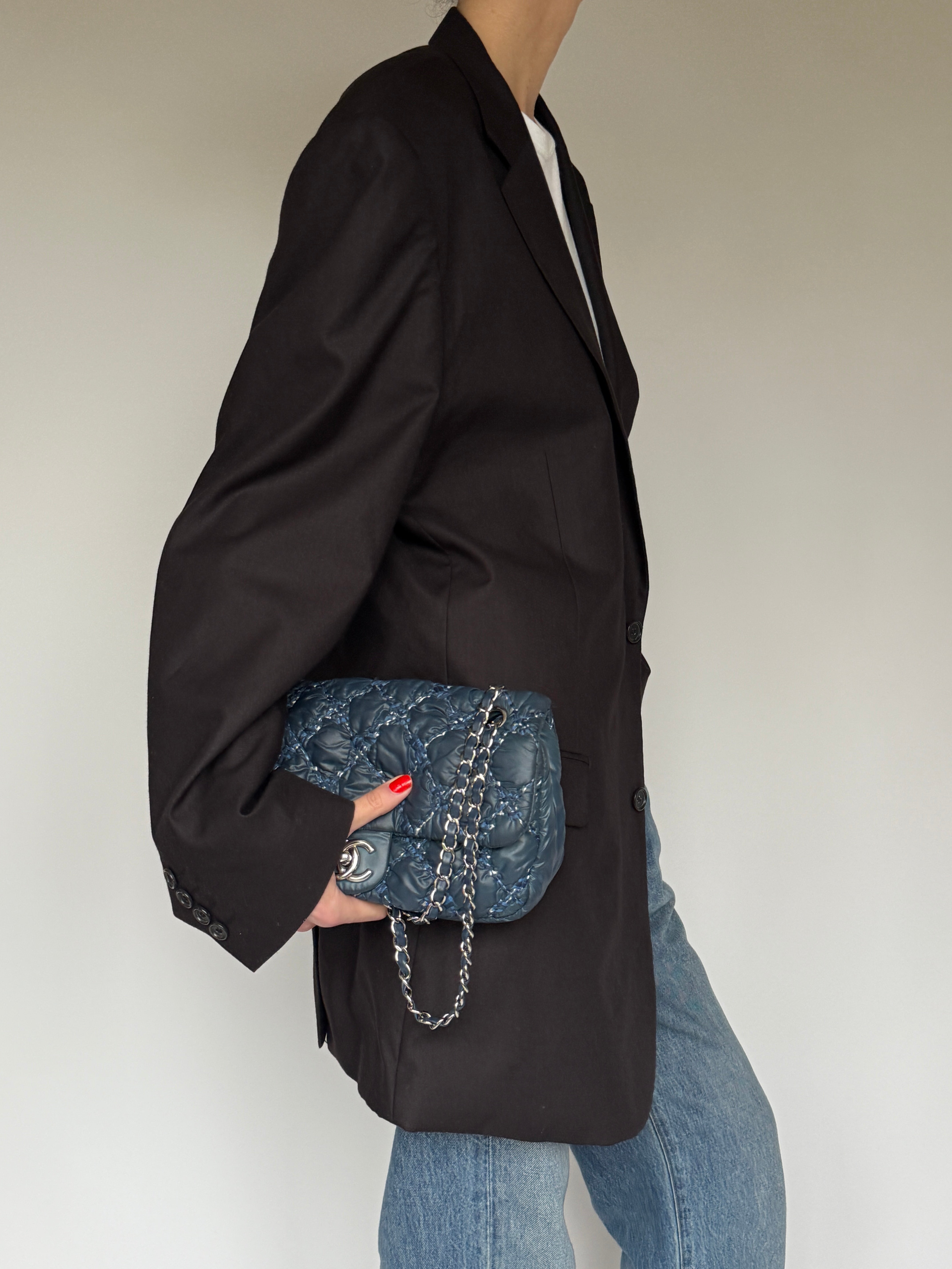 Vintage Oversized Blazer Dark Brown 6678