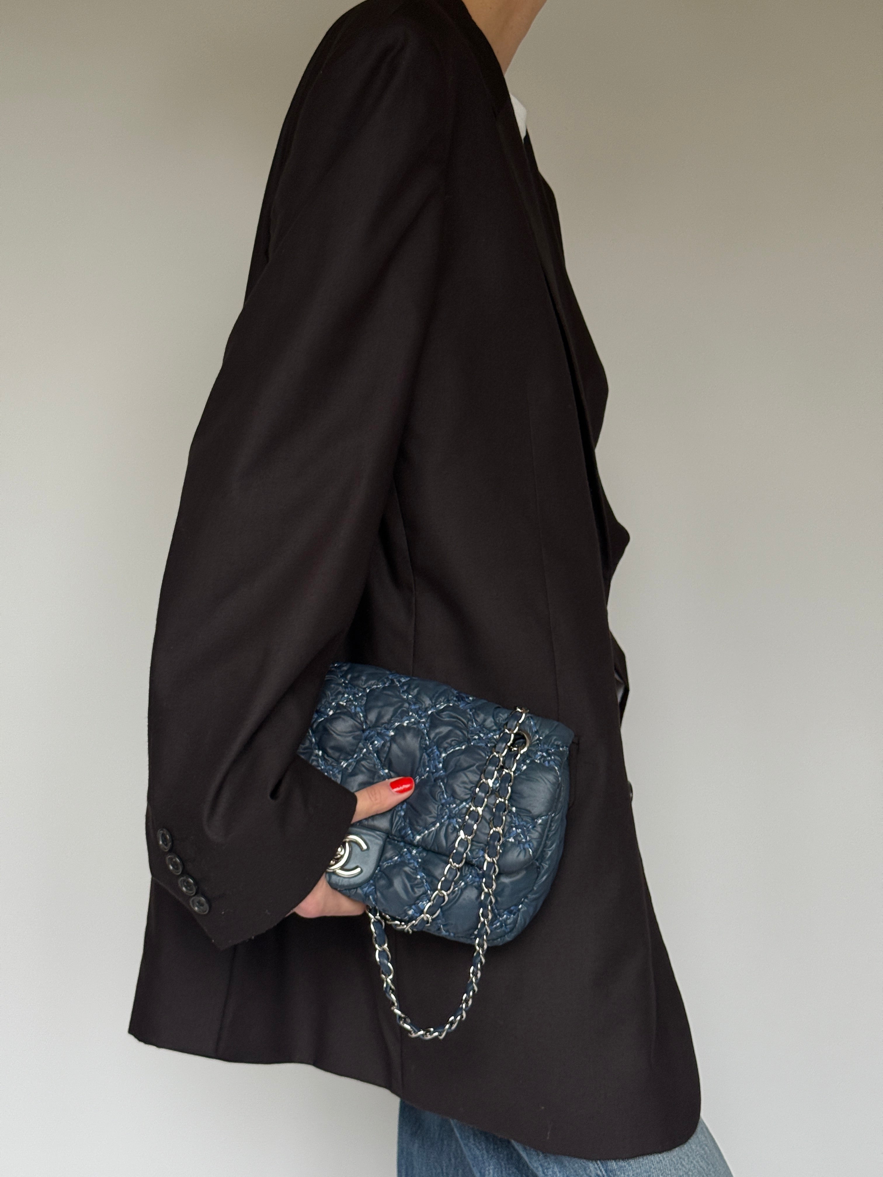 Vintage Oversized Blazer Dark Brown 6678