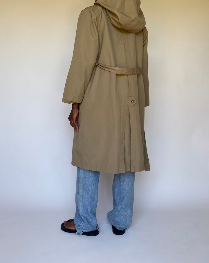 VINTAGE BEIGE TRENCH COAT 3692