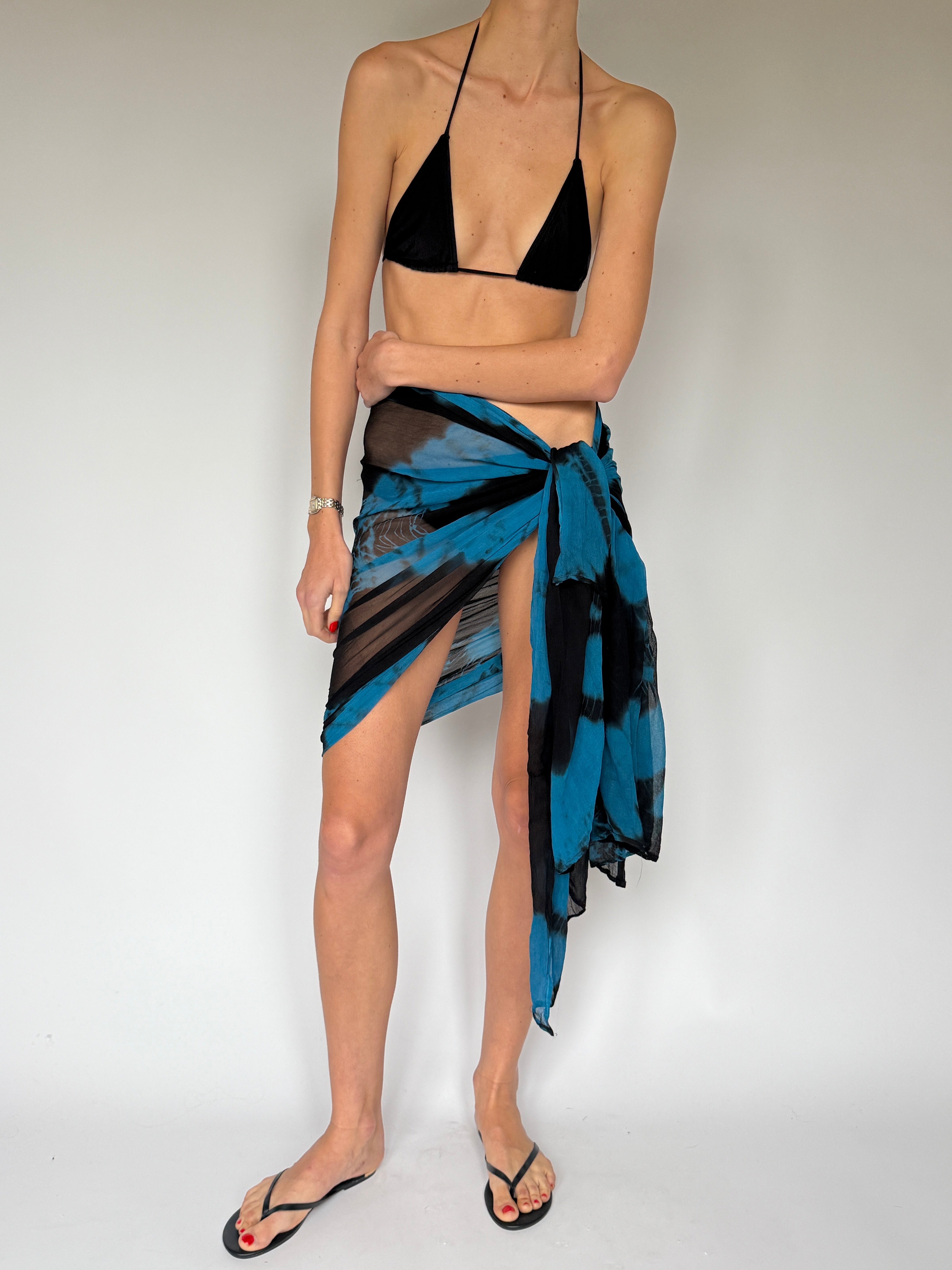 Vintage sheer swim cover-up