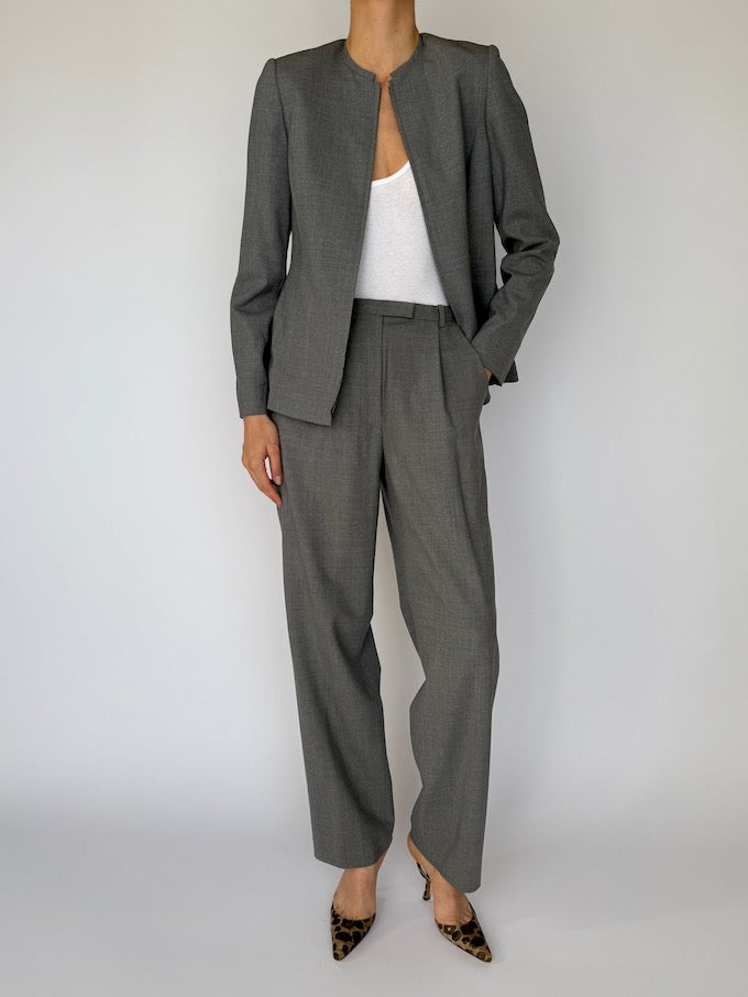 Vintage Two-Piece Suit Grey 5947