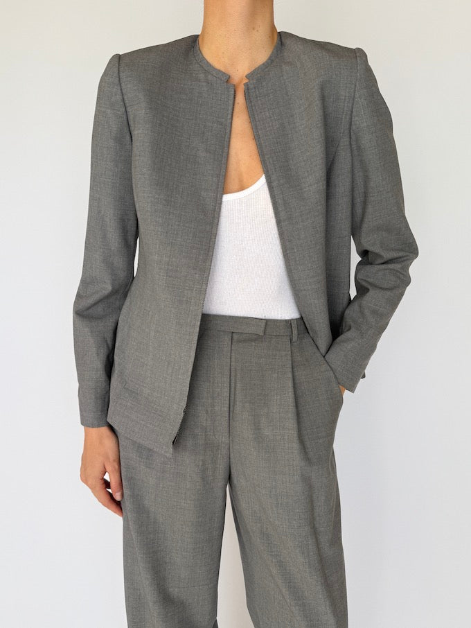 Vintage Two-Piece Suit Grey 5947