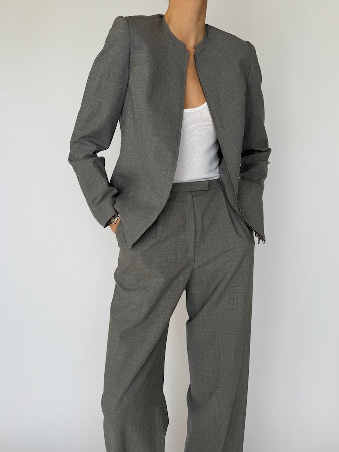 Vintage Two-Piece Suit Grey 5947