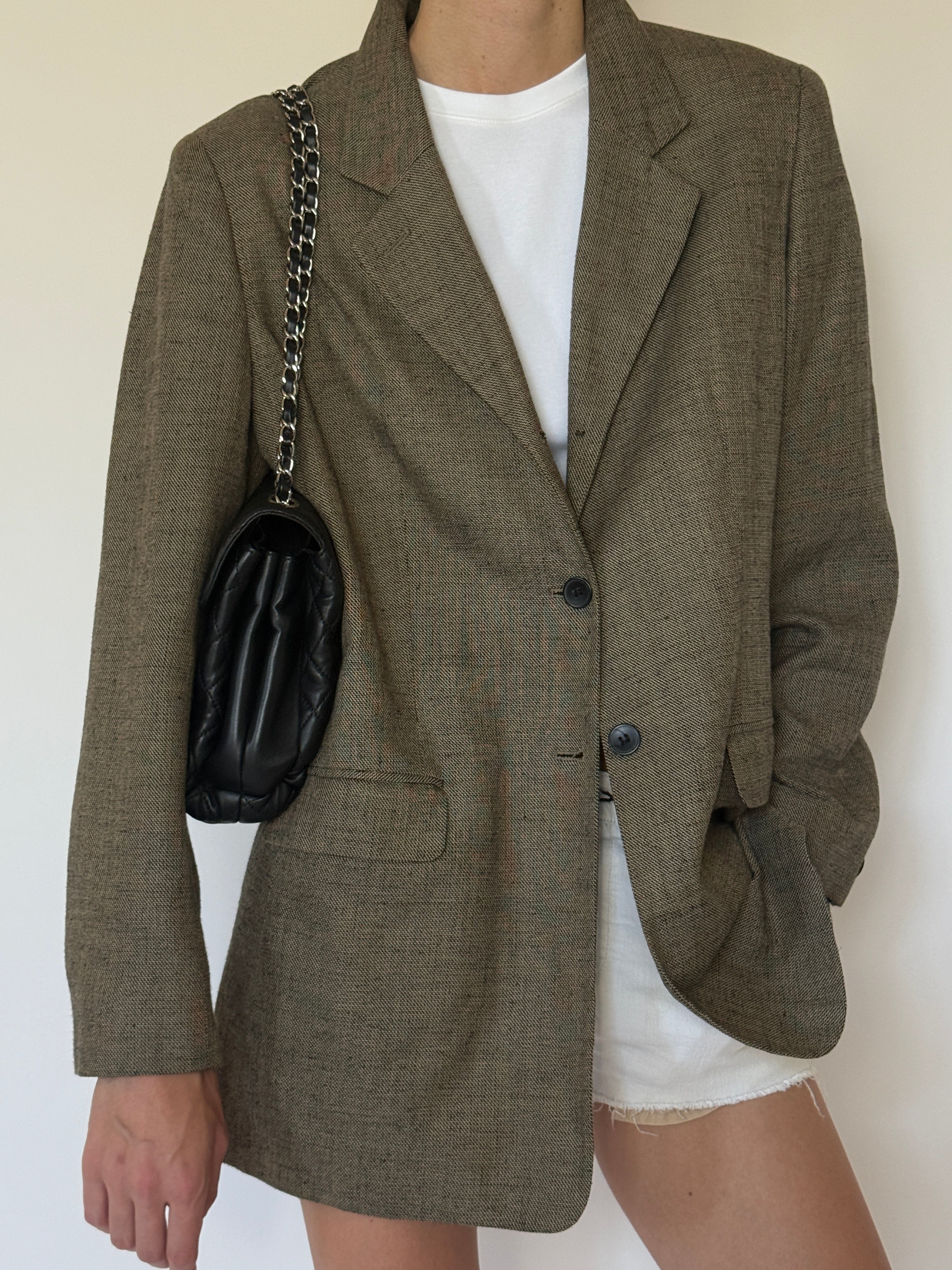 Vintage Single-Breasted Blazer 5872