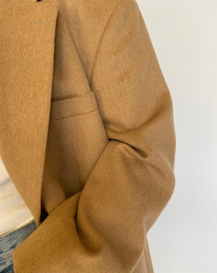 VINTAGE BEIGE CAMEL HAIR BLAZER 4547