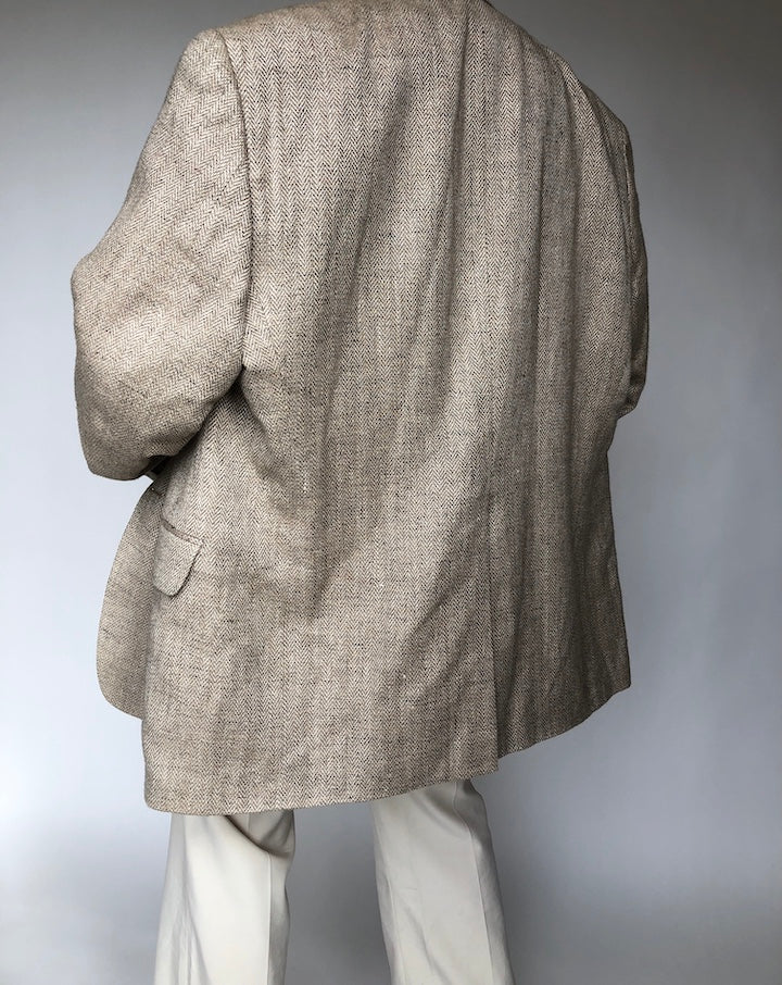 VINTAGE OAT SILK BLAZER 233