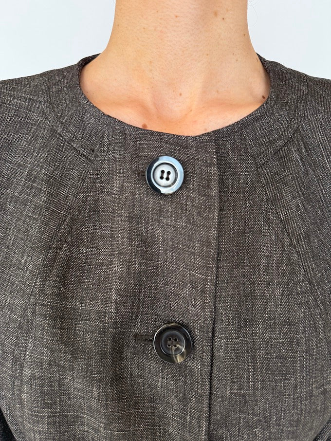 Vintage Two Piece Suit Brown 5945