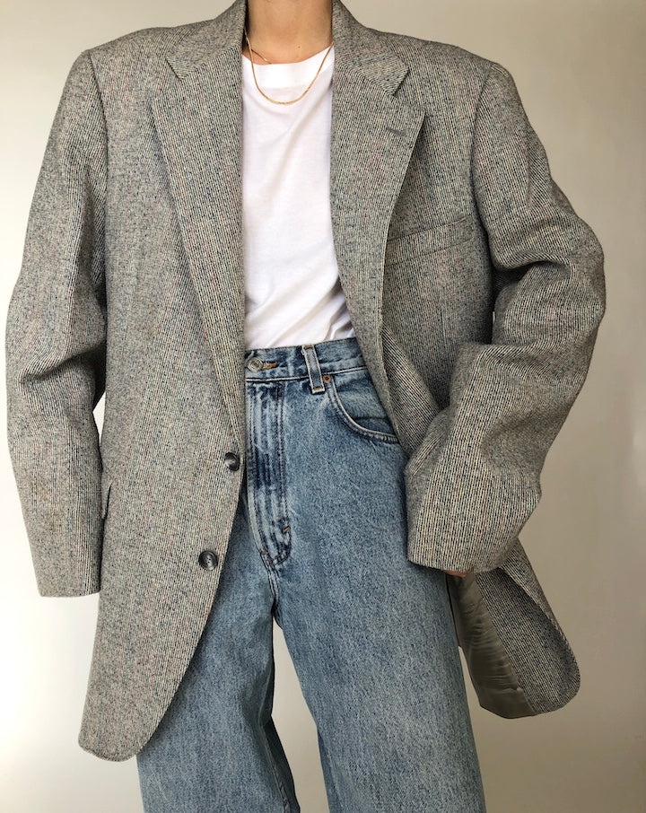 VINTAGE GREY BLAZER 240