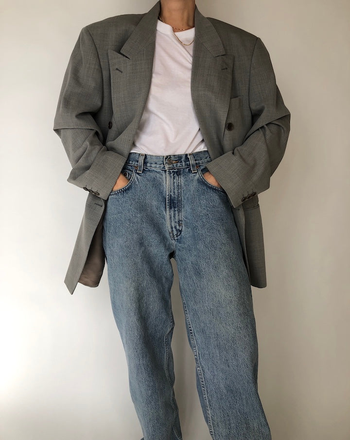 VINTAGE HUGO BOSS DOUBLE BREASTED BLAZER 244