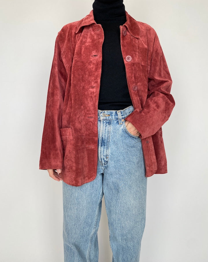 VINTAGE SUEDE LEATHER JACKET 4167