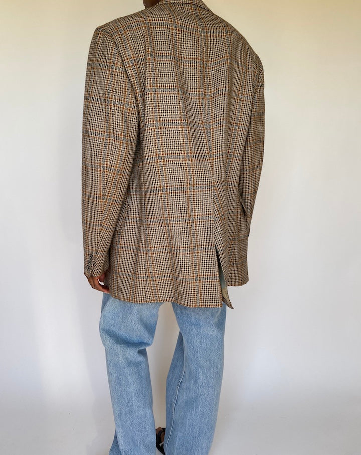 VINTAGE HOUNDSTOOTH BLAZER 3713