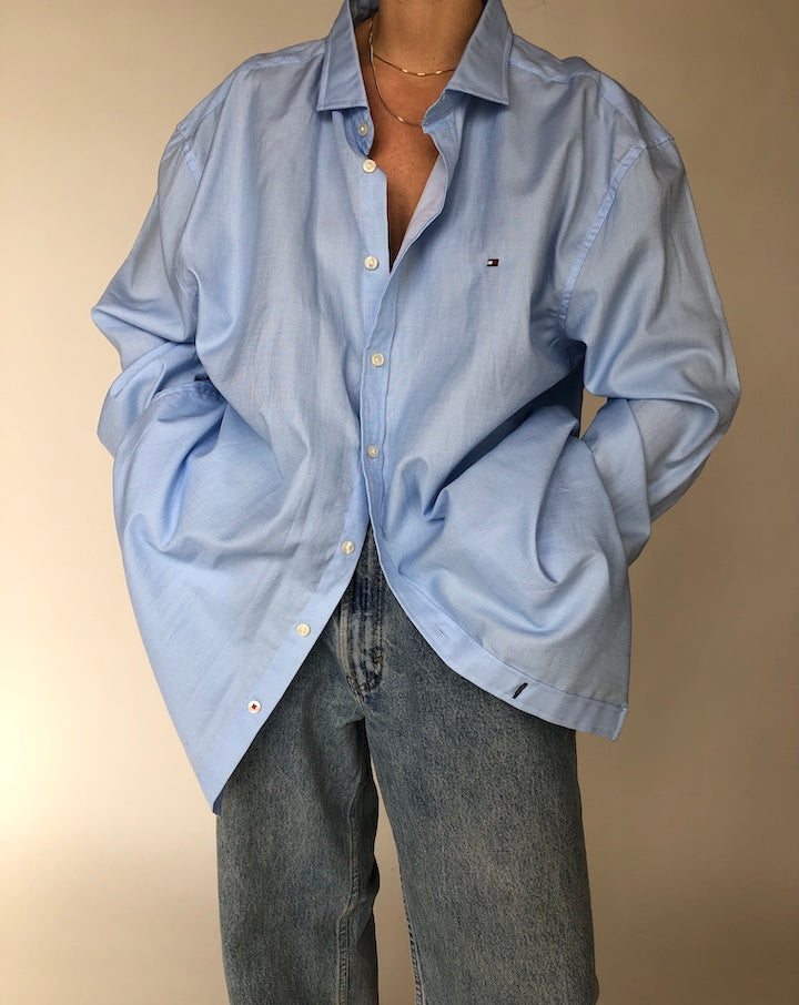 VINTAGE TOMMY HILFIGER BLUE SHIRT 247