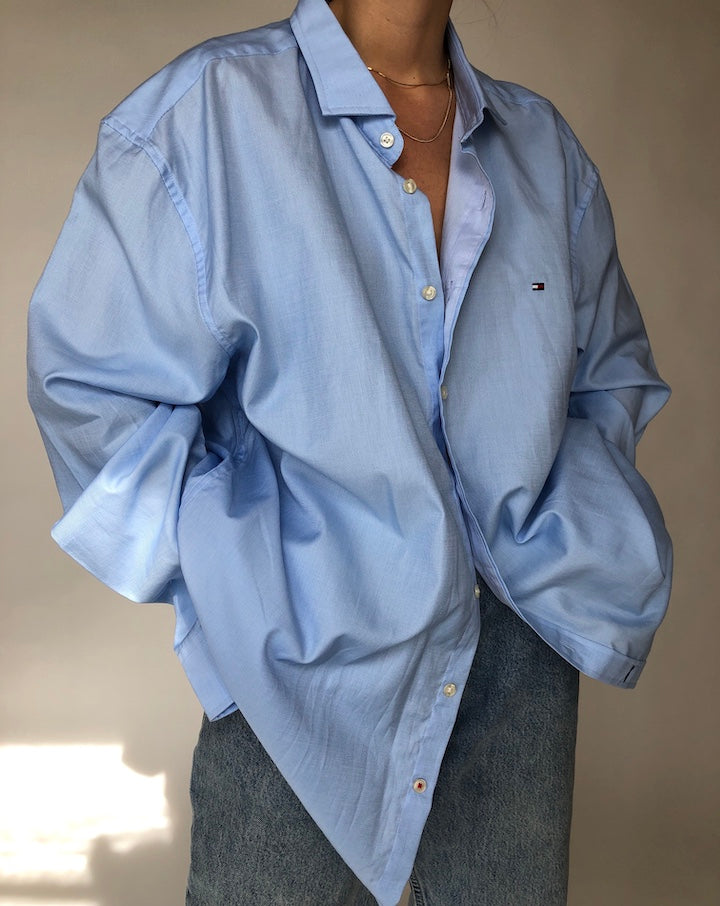 VINTAGE TOMMY HILFIGER BLUE SHIRT 247