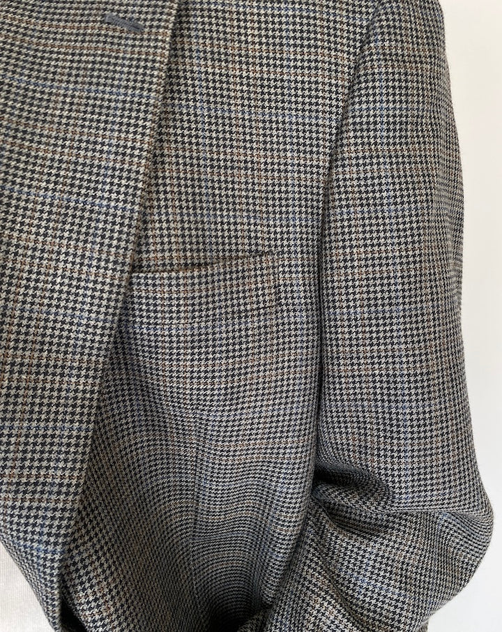 VINTAGE GREY HOUNDSTOOTH BLAZER 2123