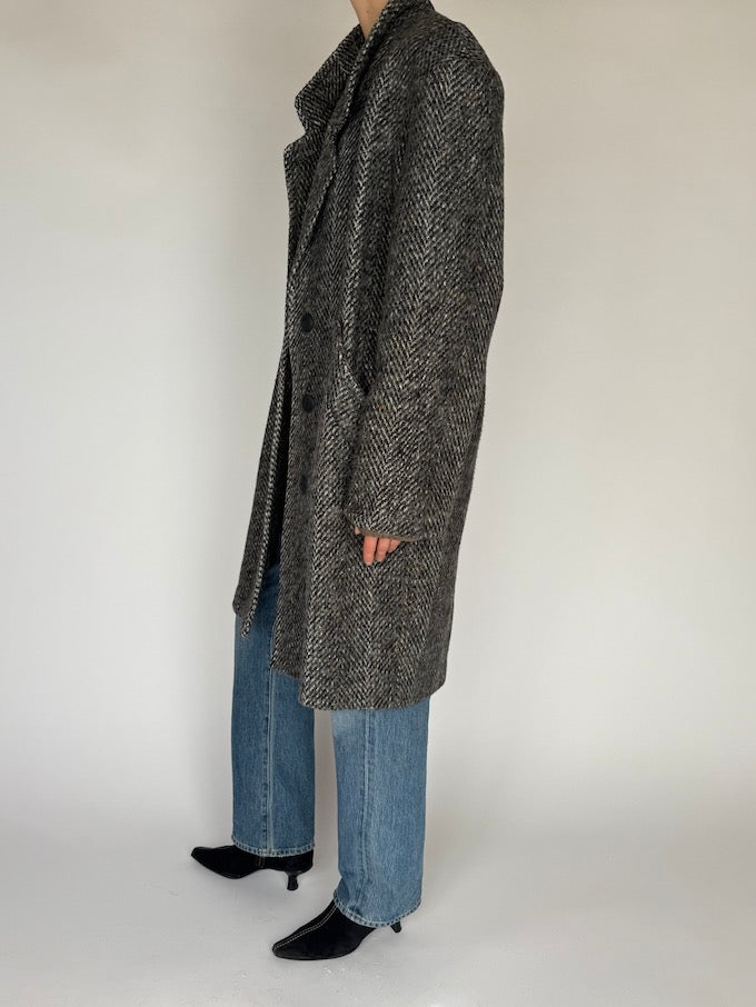 Vintage Herringbone Coat 6080