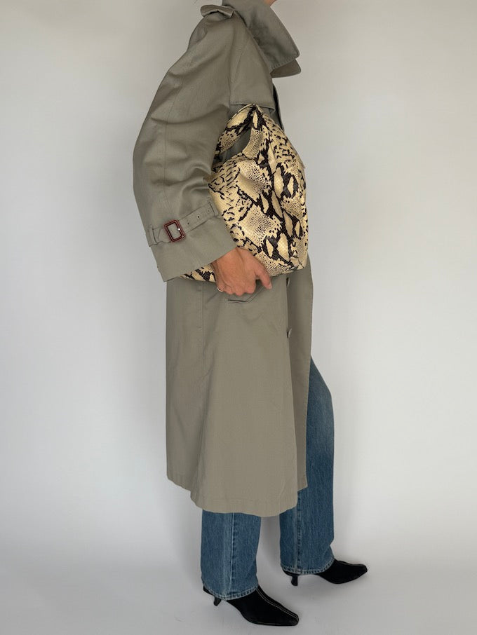 Vintage Trench Coat in Sage 6218