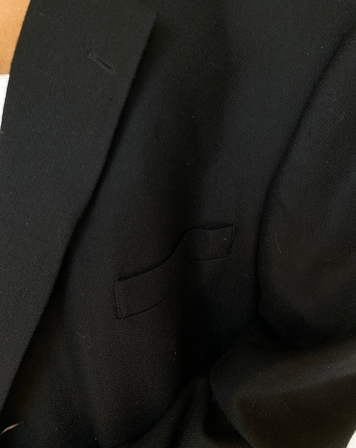 VINTAGE OVERSIZED BLACK BLAZER 3719