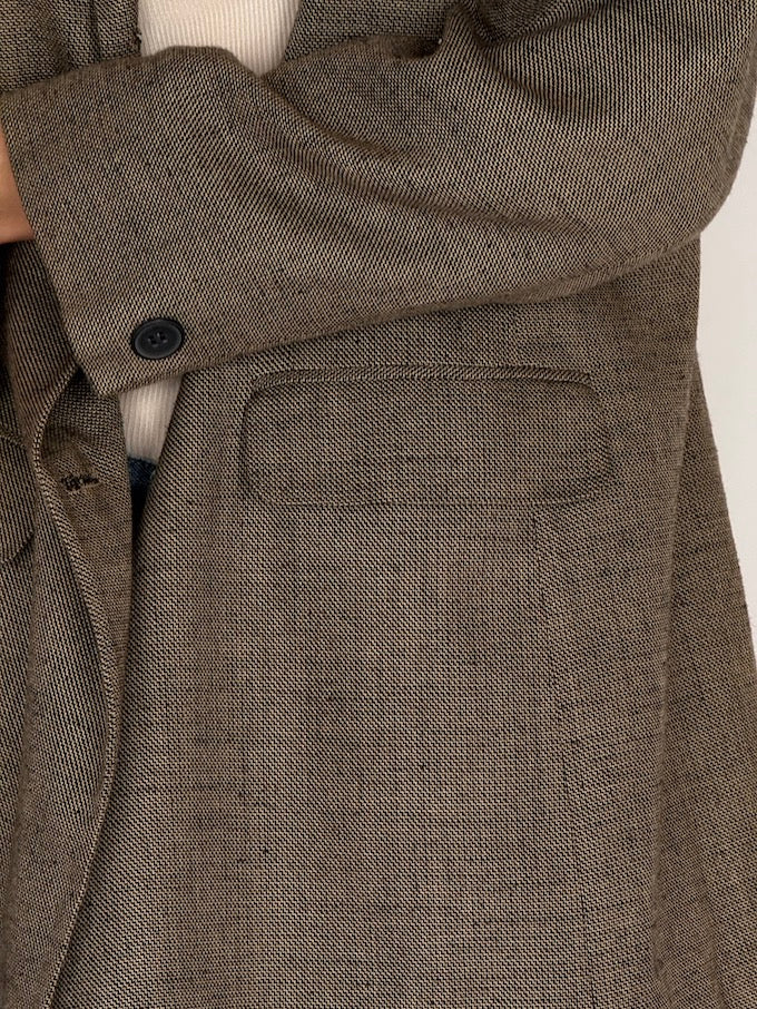 Vintage Single-Breasted Blazer 5872