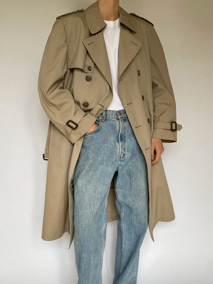 Vintage trench coat in beige 5508