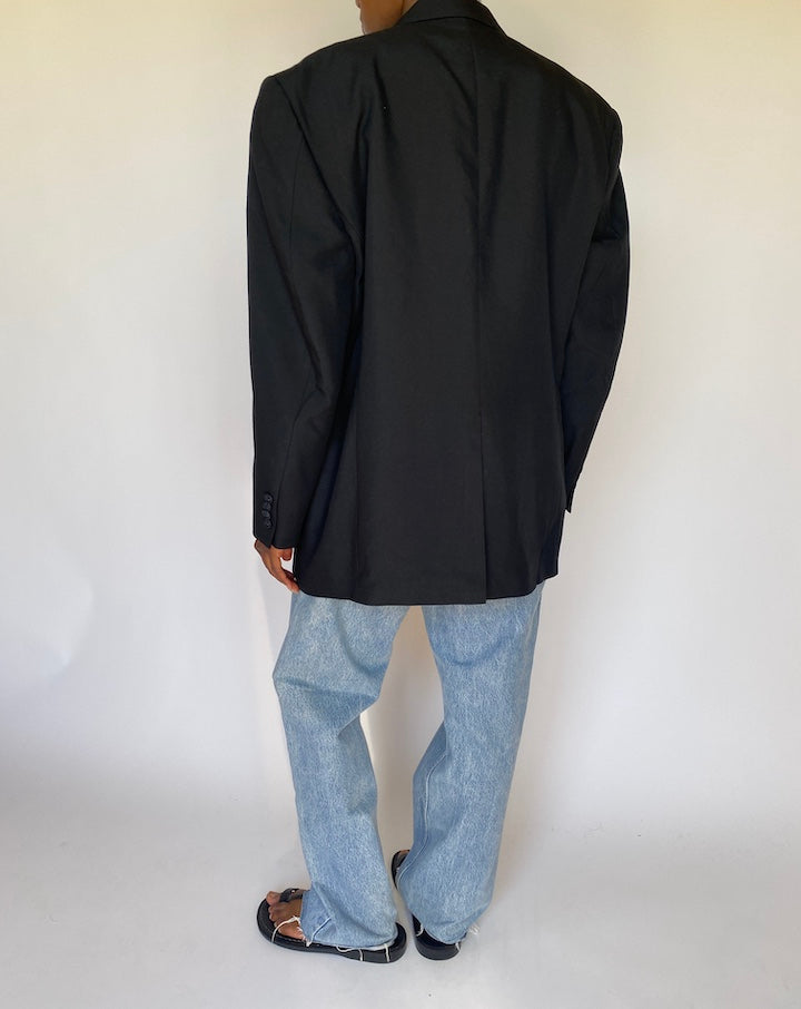 VINTAGE BLACK BLAZER 3731