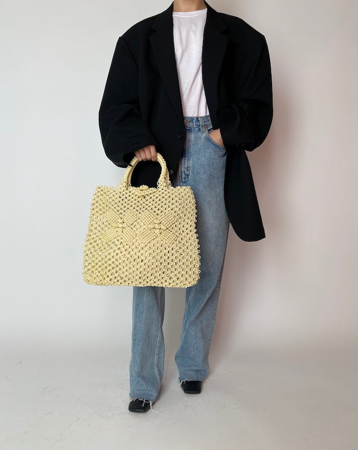 VINTAGE CREAM BAG 4190