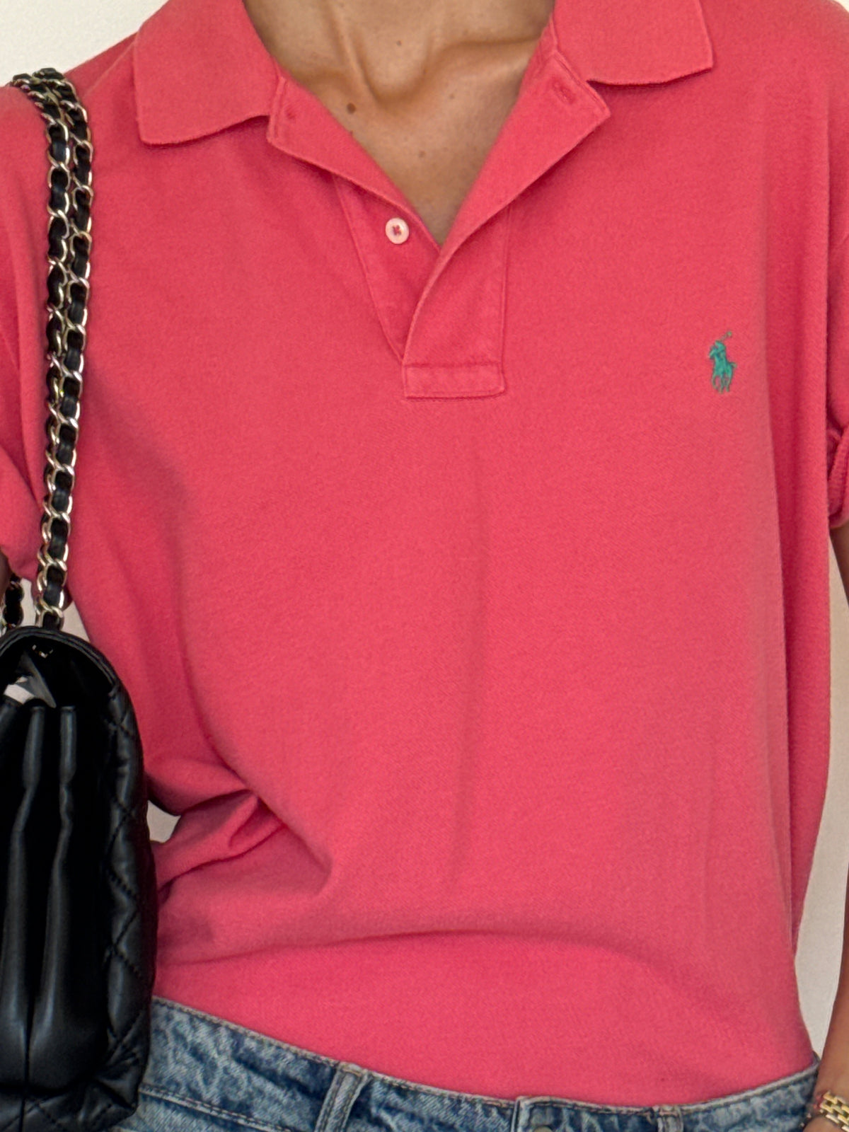 Vintage Ralph Lauren Polo Shirt Pink 5930