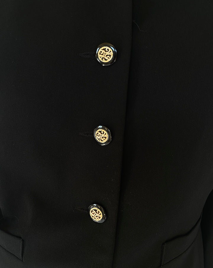 VINTAGE BLACK BLAZER 3756