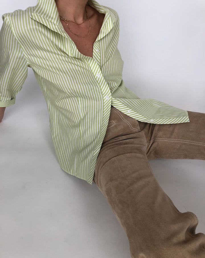 VINTAGE SUMMER STRIPED SHIRT IN COTTON 267