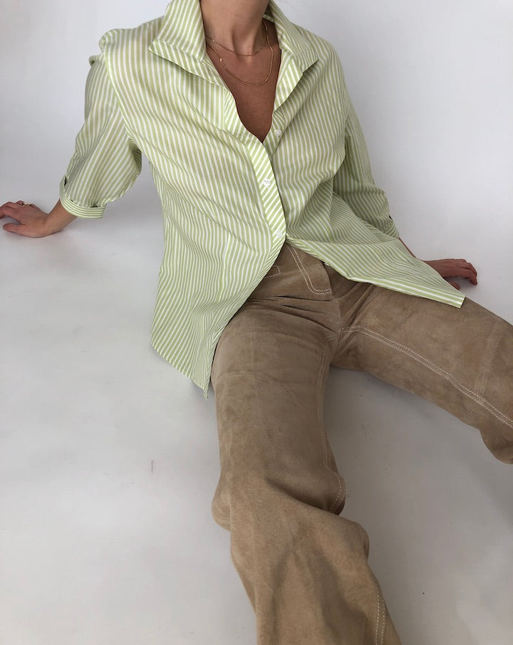 VINTAGE SUMMER STRIPED SHIRT IN COTTON 267