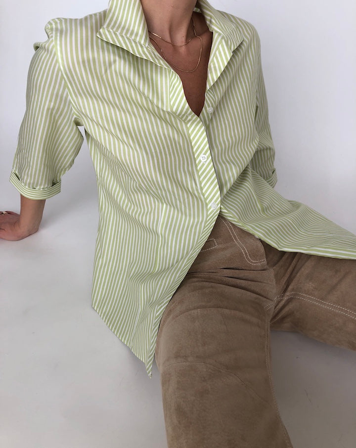 VINTAGE SUMMER STRIPED SHIRT IN COTTON 267