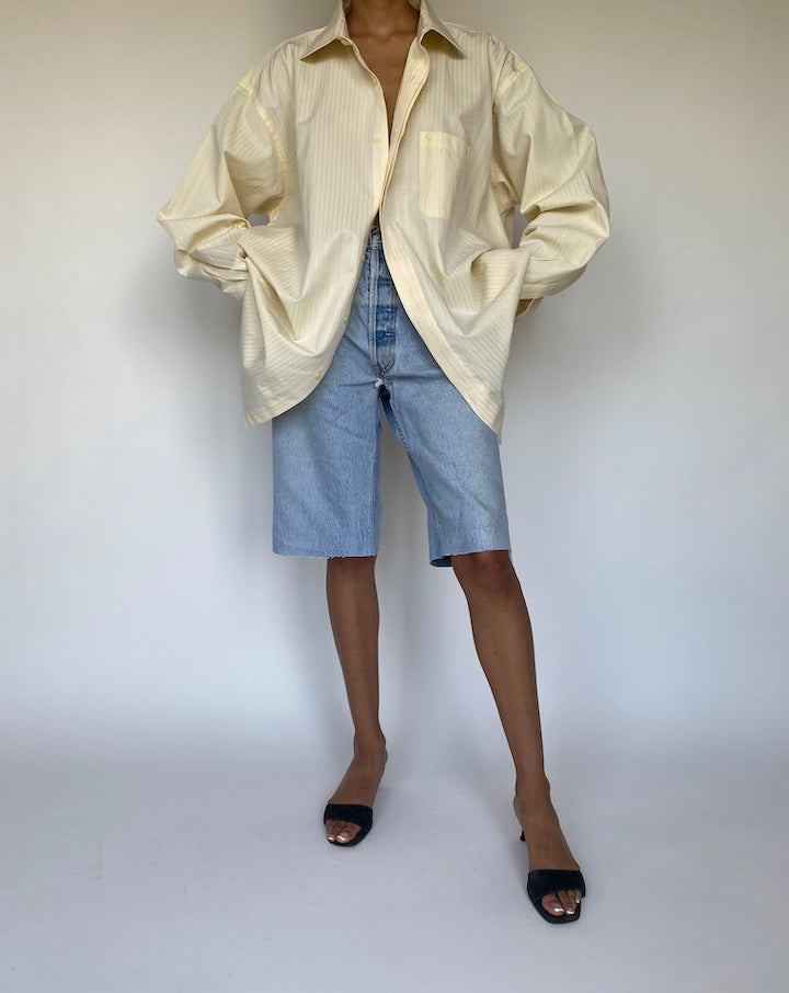 VINTAGE OVERSIZED STRIPED SHIRT 863