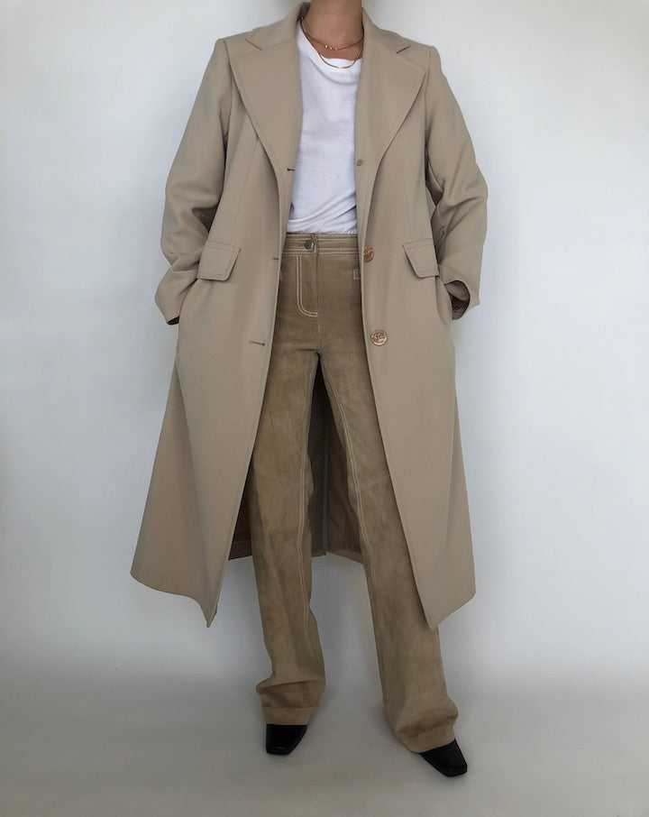 VINTAGE BEIGE COAT 273