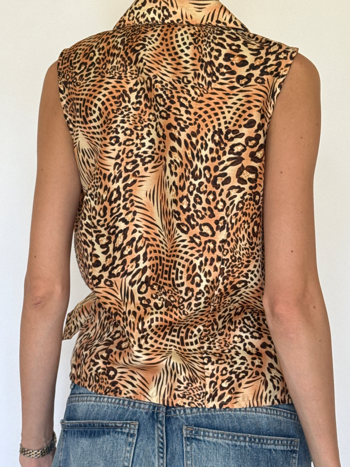 Vintage Animal Printed Tank 3402