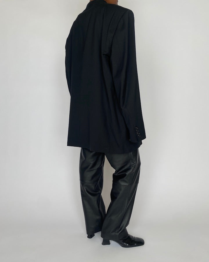 VINTAGE OVERSIZED BLACK BLAZER 4621