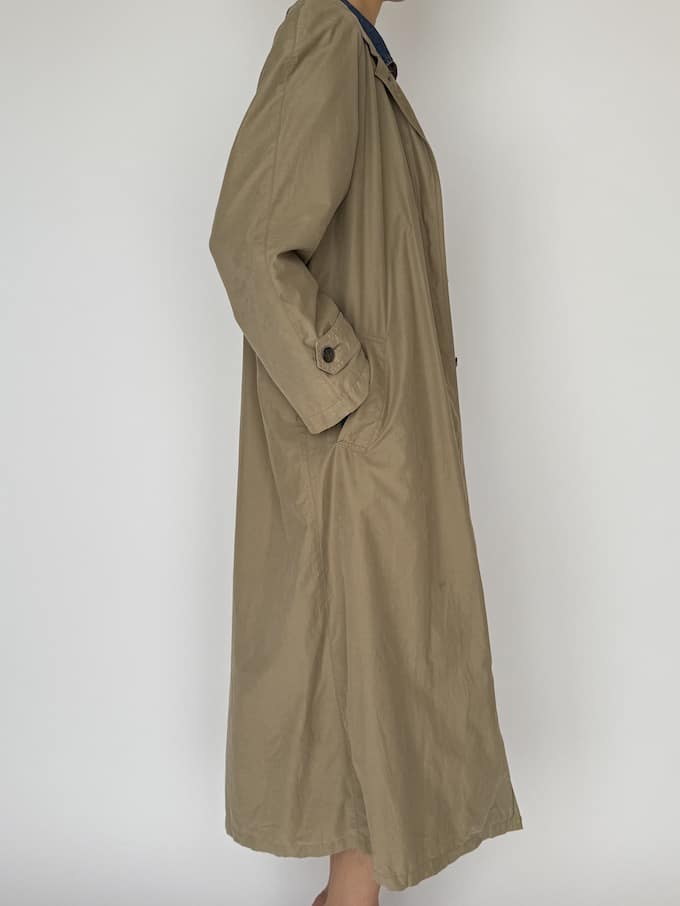VINTAGE OVERSIZED COAT BEIGE 6019
