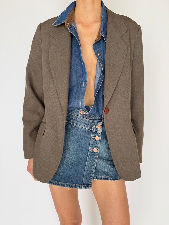 Vintage Blazer Brown 5998
