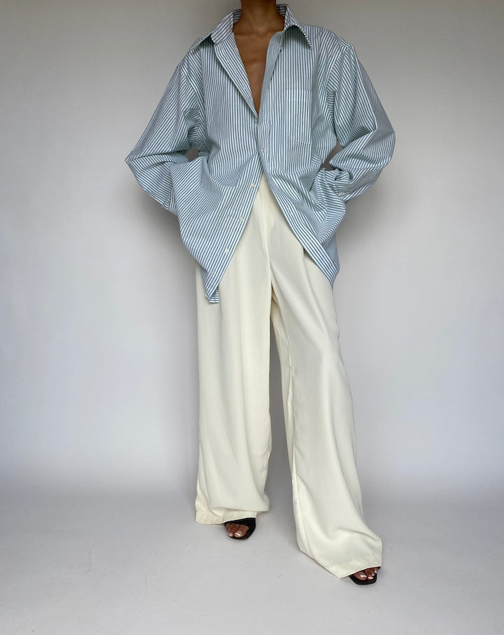 VINTAGE OVERSIZED STRIPED SHIRT 876
