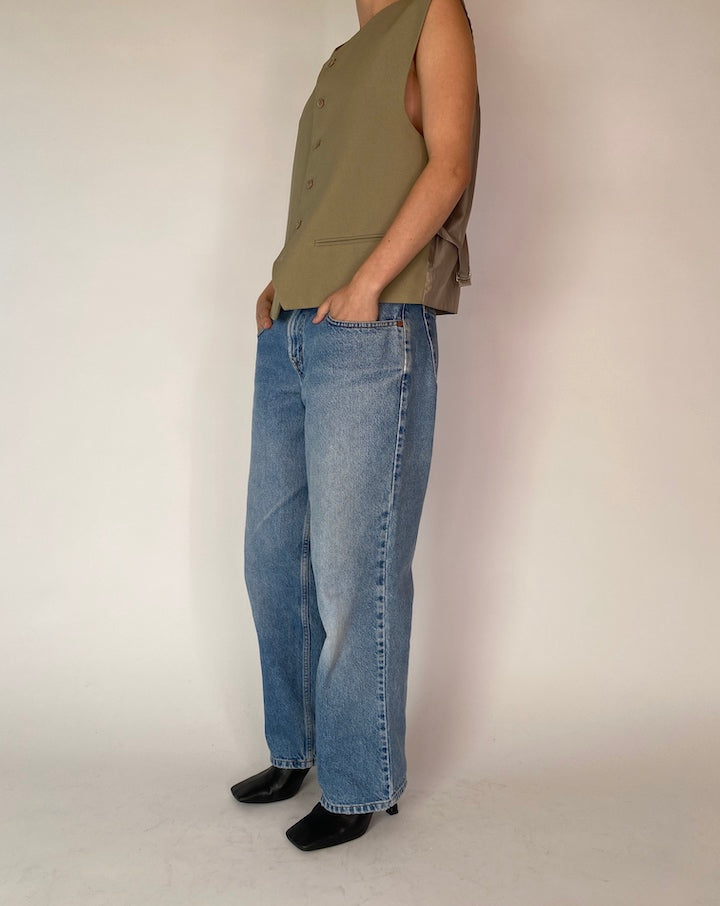 VINTAGE GREEN VEST 4229