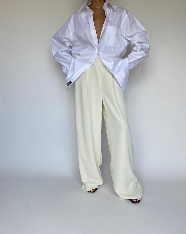 VINTAGE OVERSIZED WHITE SHIRT 881