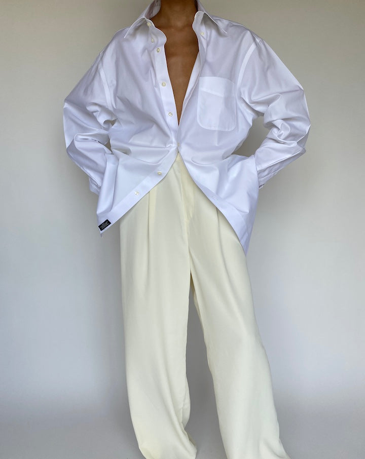 VINTAGE OVERSIZED WHITE SHIRT 881