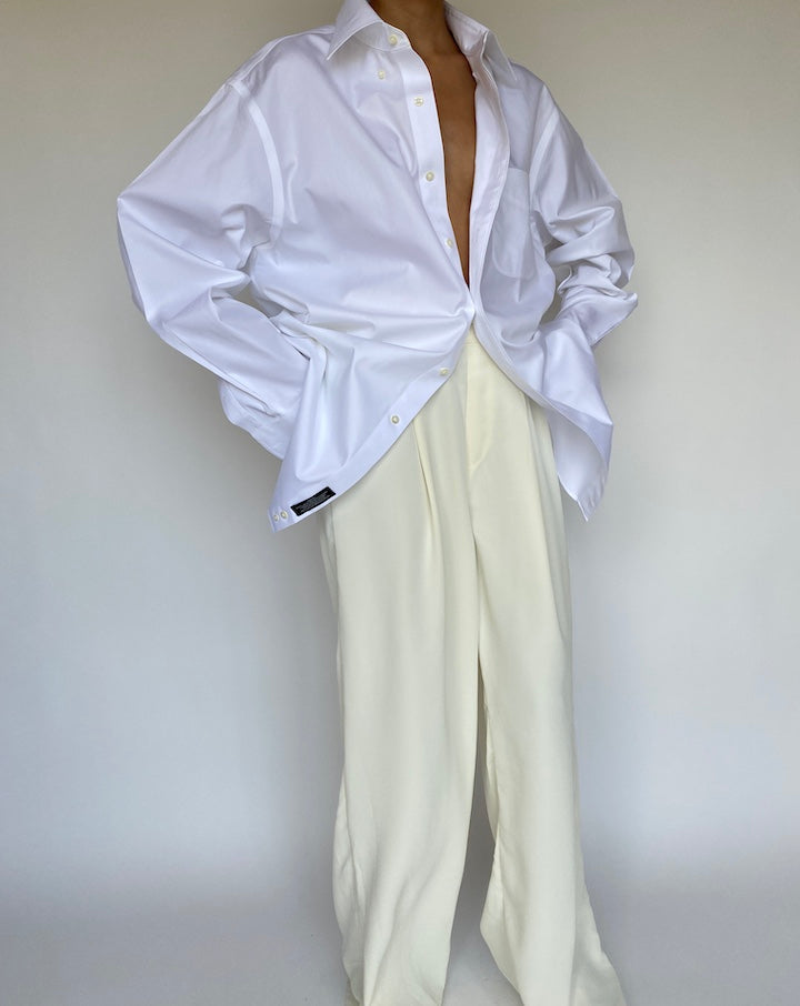 VINTAGE OVERSIZED WHITE SHIRT 881