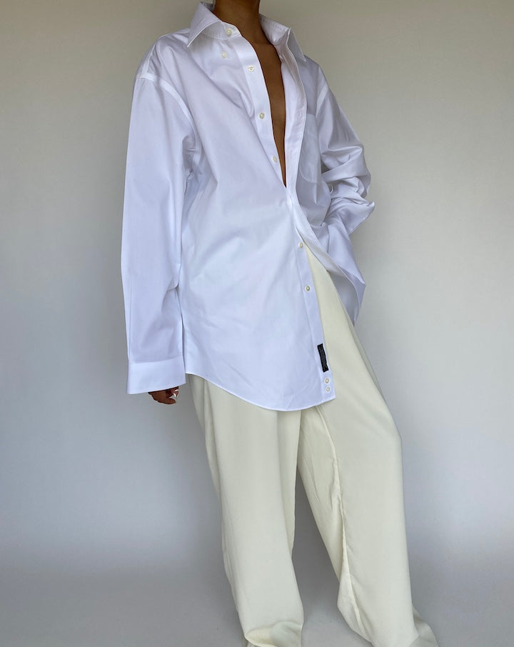 VINTAGE OVERSIZED WHITE SHIRT 881
