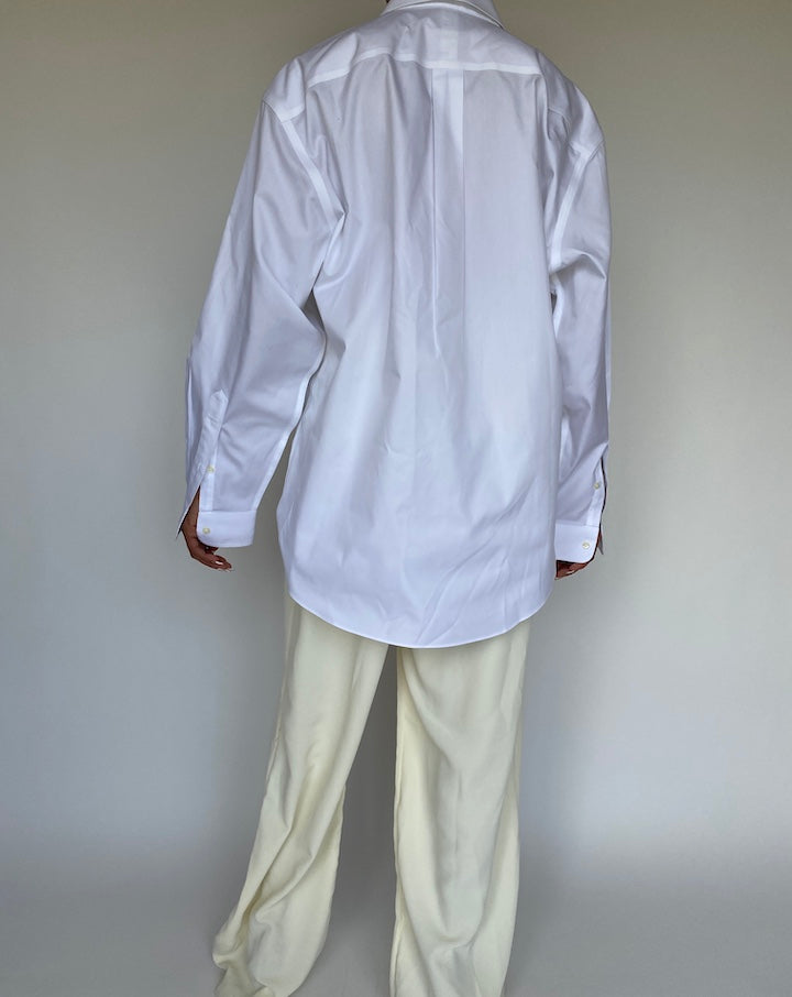 VINTAGE OVERSIZED WHITE SHIRT 881