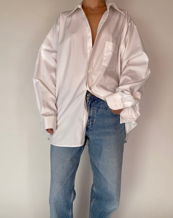 VINTAGE OVERSIZED WHITE SHIRT 4236