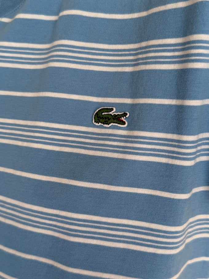 Vintage Striped Lacoste T-Shirt Blue 5920