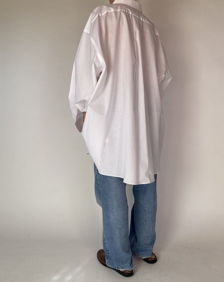 VINTAGE OVERSIZED WHITE SHIRT 4239