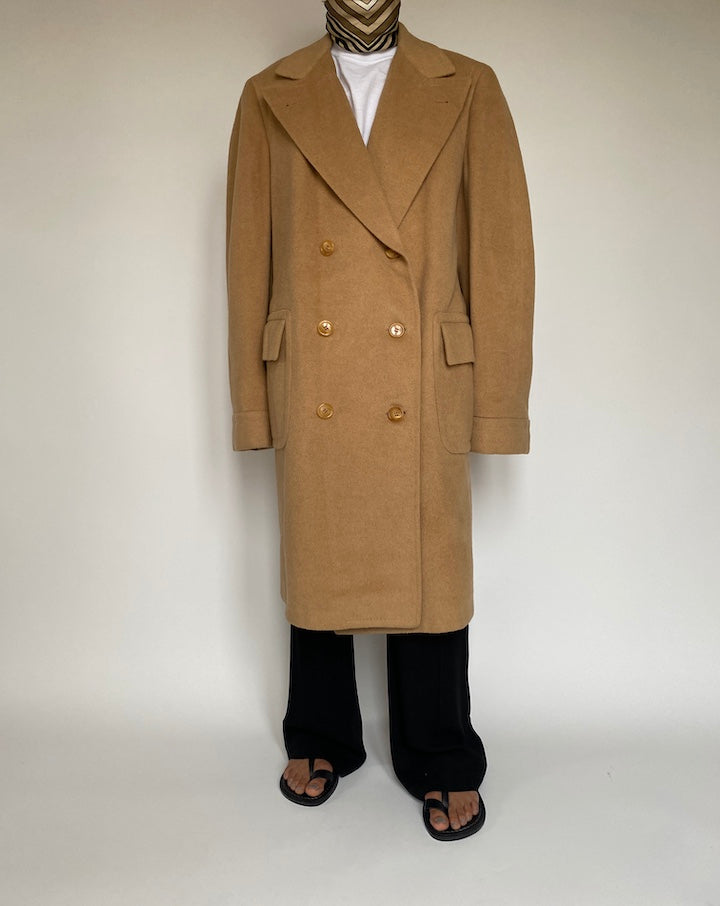 VINTAGE LONG BEIGE COAT 2147