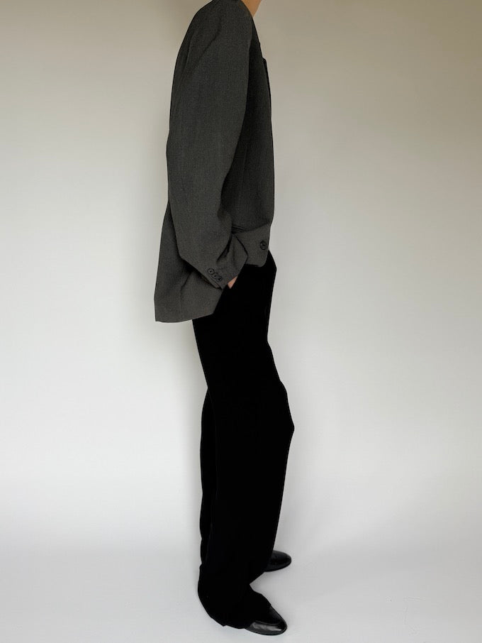 Vintage single-breasted blazer grey 6194